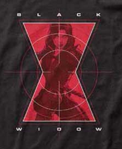 Crosshairs Black Widow Movie T-Shirt